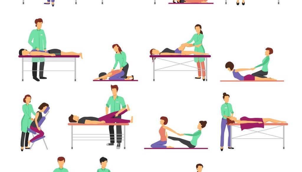 Massage Icons Set