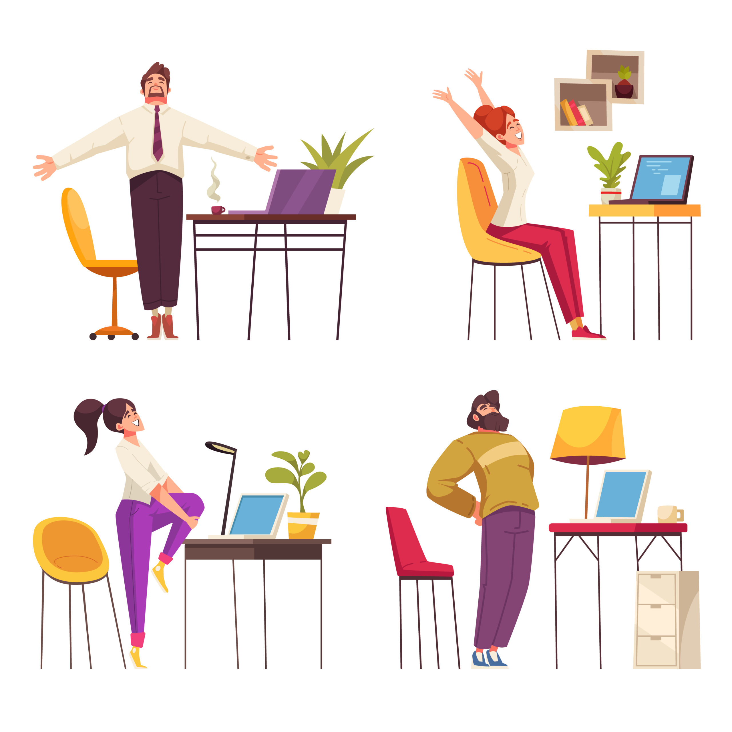 Workplace Streches Set